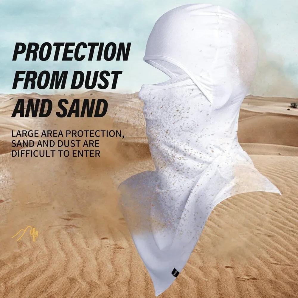 Breathable Summer Balaclava Mask Polyester Sun Protection Outdoor Sports